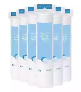 Amazon Basics tondi ipoallergenici 100% cotone, numero 600 (6 confezioni da 100) - Foto 1 di 5