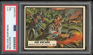 1962 Civil War News #71 No Escape PSA 7 - Picture 1 of 2