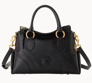 Dooney & Bourke Florentine Satchel 30 Orig Packaging $458 Black - Picture 1 of 23