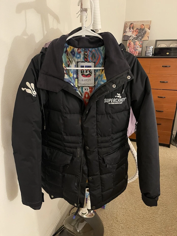 Rare Burton Rabbit Dryride Hoodie Jacket Men Size Xsmall / Women Small - Image 1 of 4