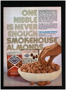 1973 Blue Diamond Smokehouse Mandeln Original Printanzeige ~ schneller Versand ~  - Bild 1 von 1