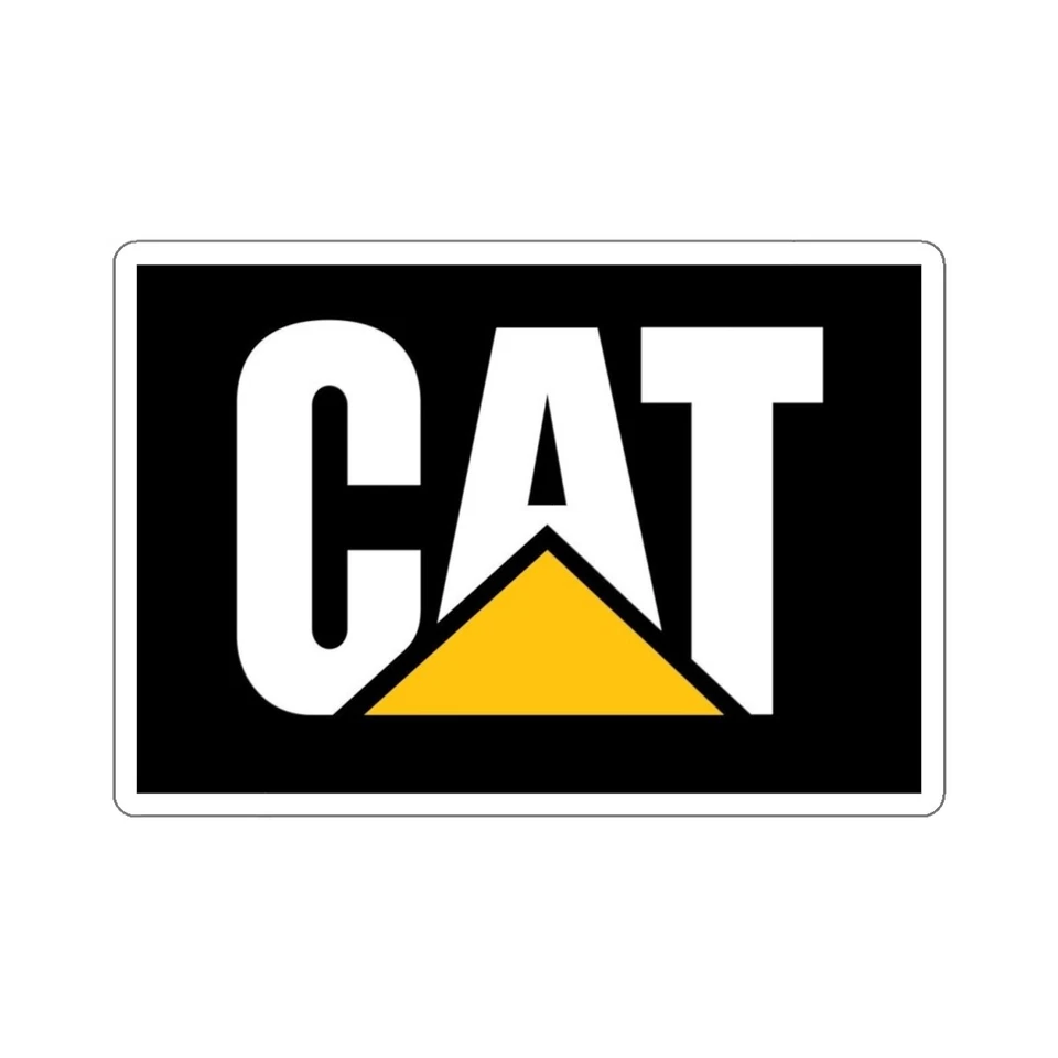 CAT heavy machinery bold logo design company Kiss-Cut Sticker vinyl decal - Image 1 of 1