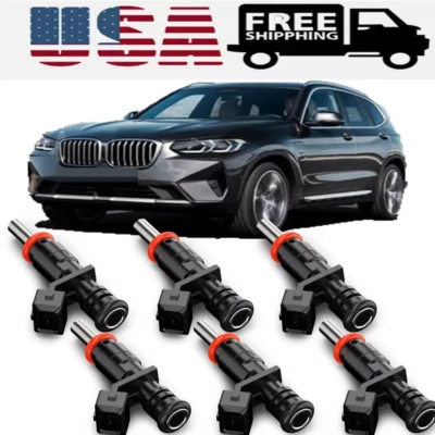 6 piezas inyectores de combustible 7531634 garantizados nuevos para BMW 323I 2006-2009 2,5 L Foto 1 de 4