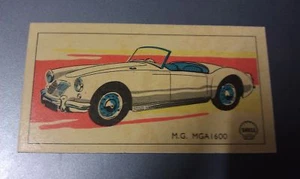 1960 MG MGA 1600  Shell Oil NZ Collector CARD - Picture 1 of 2