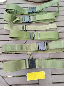 Lot of 6 x British army / military surplus belts Lot G - Picture 1 of 2