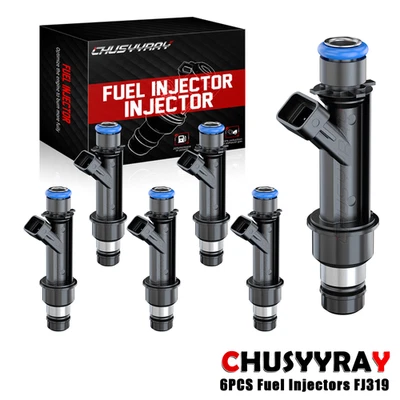 Inyectores de combustible 6 piezas para Chevrolet Trailblazer 4,2 L GMC Envoy 4,2 L 2002 2003 2004 Foto 1 de 4
