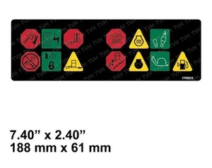 JLG 1705212, DECAL DISPLAY, CONTROL BOX (7.4" x 2.4") 450AJ, 510AJ - Picture 1 of 3