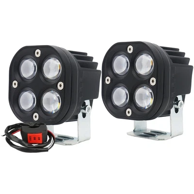 LED Work Light Bar 40 Watt Clover Lens Spot Beam for Vehicle Off Road Use - Image 1 of 4