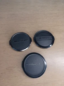 3x  OEM Mamiya 58mm Front Lens Cap Genuine Lot Of 3  - Picture 1 of 7