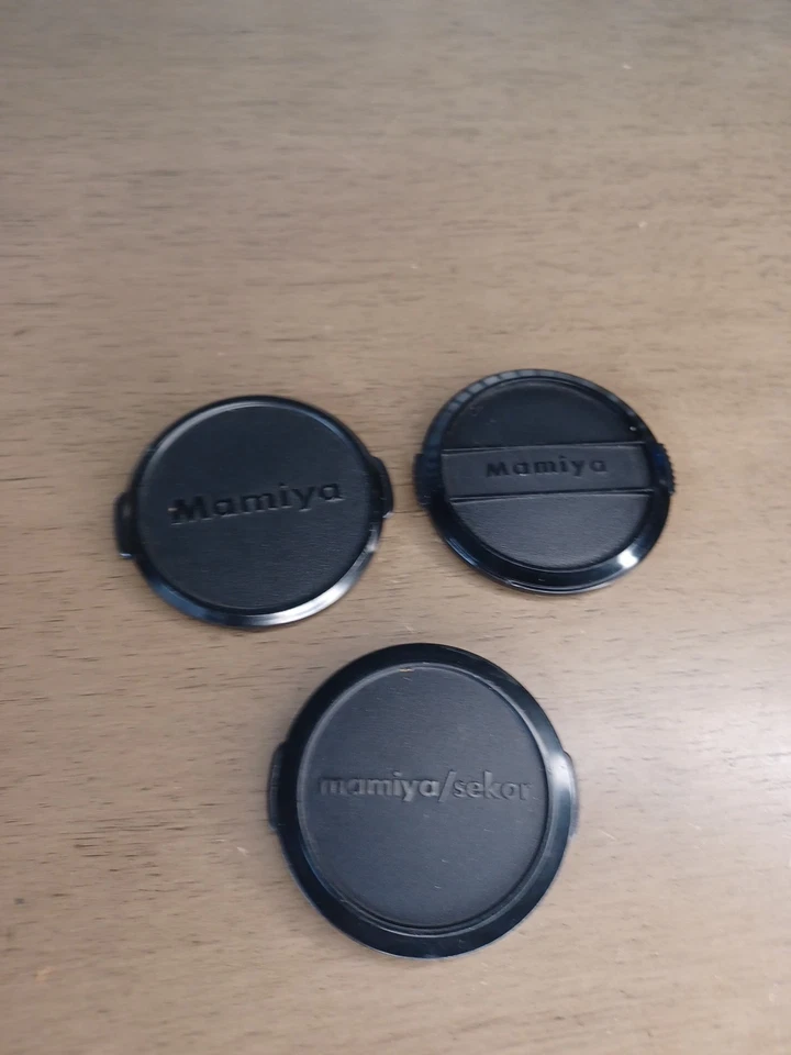 3x  OEM Mamiya 58mm Front Lens Cap Genuine Lot Of 3  - Image 1 of 4
