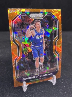 2020-21 Panini Prizm - Bogdan Bogdanovic #27 Orange Ice Prizm Basketball NBA - Image 1 of 2