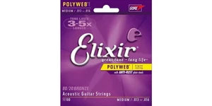 Elixir Polyweb 80/20 Bronze Akustikgitarrensaiten 0,013-0,056 Medium GÜNSTIG! - Bild 1 von 1