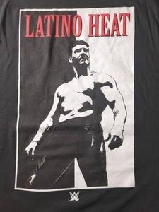 New WWE Eddie Guerrero “Latino Heat” Double Sided Black Cotton Mens Size 2XL XXL - Picture 1 of 9