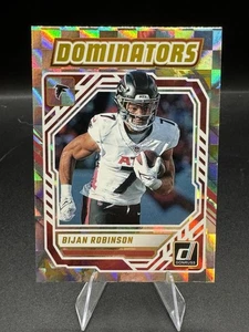 Bijan Robinson 2025 Donruss Dominators #DOM-BRN Falcons - Imagen 1 de 2