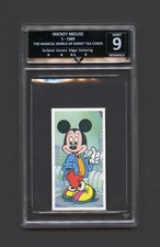 Graded Mickey Mouse The Magical World Of Disney 1989 Brooke Bond Tea Card Ref198