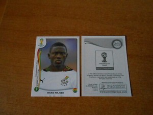 2014 FIFA WORLD CUP BRASILE #540 FIGURE - GHANA - WARIS MAJEED