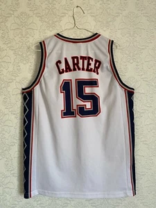 NBA NEW JERSEY NETS VINCE CARTER #15 BASKETBALL JERSEY CHAMPION SIZE L - Picture 1 of 6