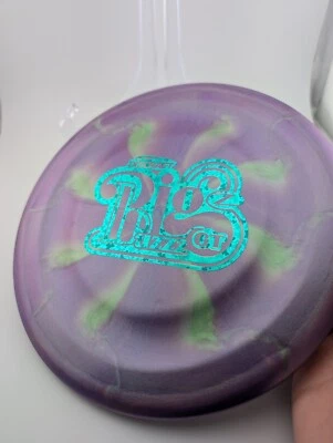 NEW Sparkly Swirly Discraft BIG Z Buzzz GT - Holographic 4 Leaf Clover Foil 177g - Image 1 of 4