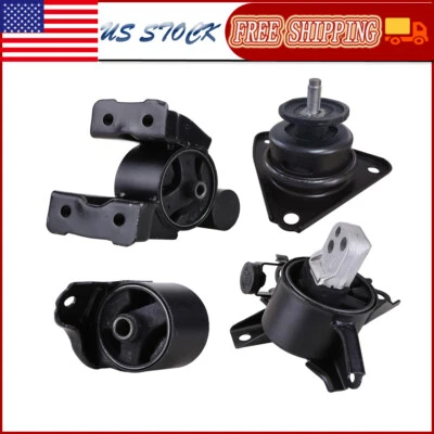 4x Engine Motor & Trans Mount Set For 2010-2013 Kia Forte Koup Forte5 2.0 2.4L Foto 1 de 4