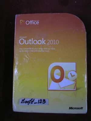 Microsoft Office Outlook 2010 Licensed For 2 PCs Full Retail Version=SEALED BOX= - Image 1 of 4