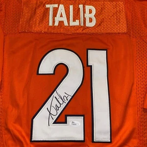 AQIB TALIB DENVER BRONCOS SIGNED / AUTOGRAPHED ORANGE JERSEY JSA COA - Picture 1 of 3