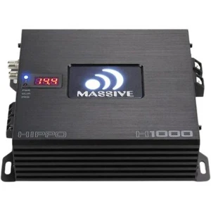 1050 Watts 1-Ohm 1 Channel Monoblock Car Audio Amplifier Massive Audio - Picture 1 of 7
