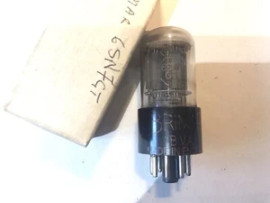 Vintage Brimar 6SN7GT Grey Rolled Plate Valve Tube Used (K900) - Picture 1 of 3