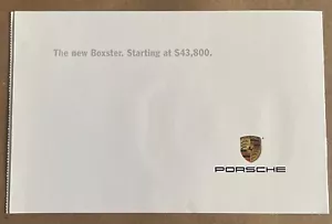 Porsche Boxster Mailer Ad Vintage Promo - Picture 1 of 4