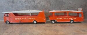 Dinky Supertoys 984 985 Car Carrier & Trailer Dinky Auto Sevices 1958-63 Working