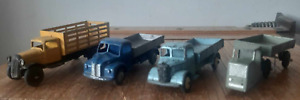 COMMERCIAL DINKY TOY DIECAST JOB LOT DODGE TIPPER TRUCK ETC VINTAGE 1940S-50S