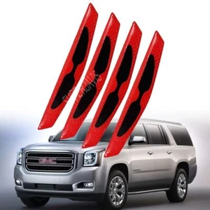 Carbon Fiber Door Anti-collision Strip Warning Decorative Sticker For GMC Yukon - Picture 1 of 16