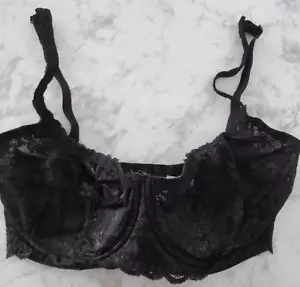 Sujetador Cosabella 34G negro encaje sin forro con aros - Imagen 1 de 7