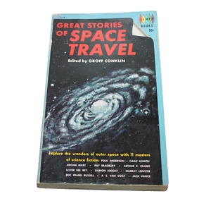 Great Stories of Space Travel VTG Si-Fi Book Groff Conklin Ray Bradbury 1963 HC - Imagen 1 de 5