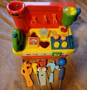 Disney Handy Manny Musical Talking Shape Sorter Workbench Tools Set Rare HTF - Picture 1 of 5
