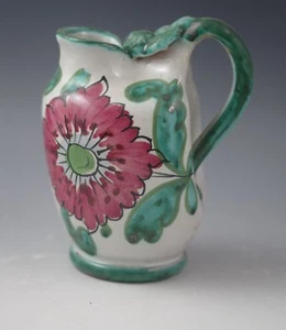 1940's VIETRI ICS ITALY SMALL PITCHER -CREAMER-FOLK ART HAND PAINTED - Picture 1 of 4