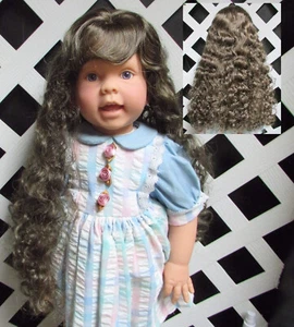 Monique Doll Wig "Gina" size 16/17 in Light Chestnut Brown - FS 10% Off!!! - Picture 1 of 2
