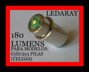BOMBILLA MAGLITE LED, PARA LINTERNAS STANDAR, MODELOS:CyD-2y3 CELDAS (PILAS). - Imagen 1 de 9