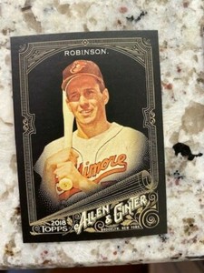 2018 TOPPS ALLEN GINTER X BASEBALL BASE CARD ORIOLES BROOKS ROBINSON #261