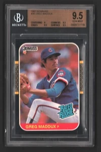 Greg Maddux BRAVES CUBS HOF 1987 Donruss #36 Rookie Rc BGS 9.5 Gem Mint x779 - Picture 1 of 2