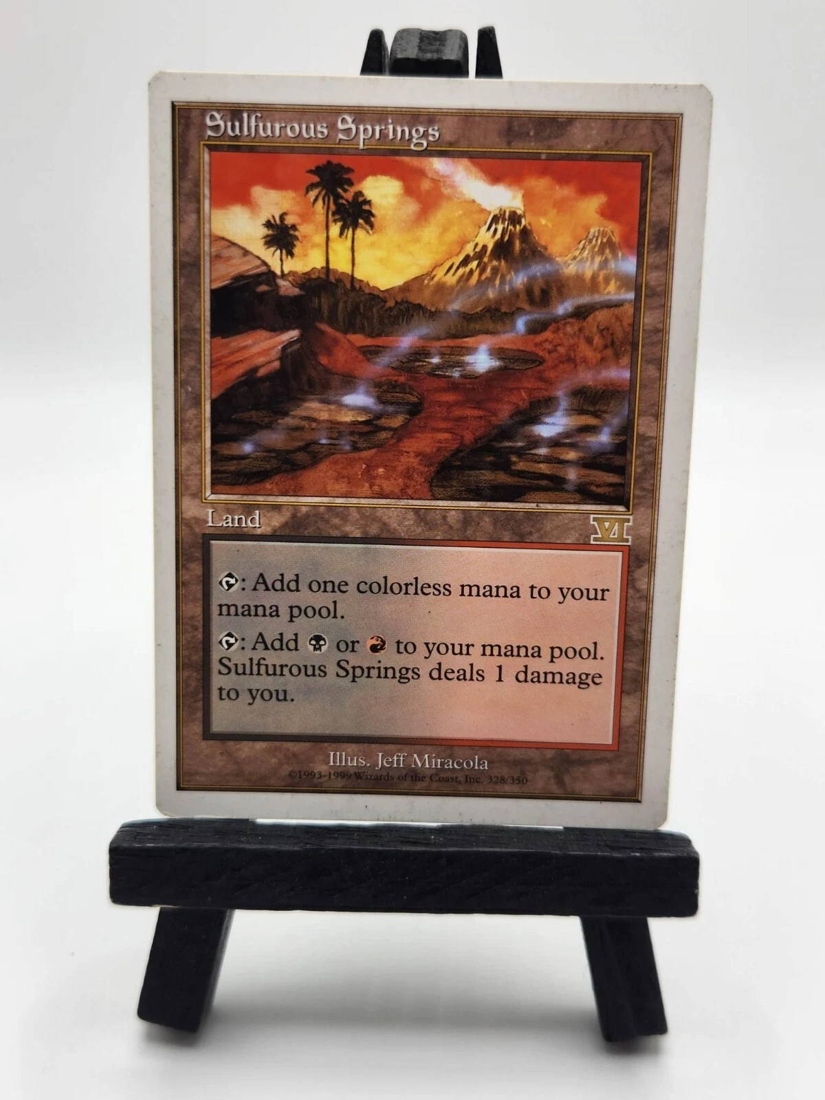 MTG - Sulfurous Springs - 6th Edition - LP, English Magic