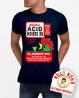 Acid House 88 T-Shirt Retro Raver Geek Nerd Tee Classic Gift Men House Music