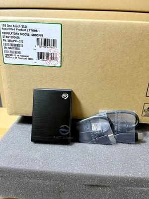 Seagate STKG1000406 One Touch 1TB USB 3.0 Type-C Game External SSD - Image 1 of 4