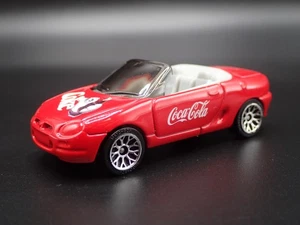 1995-2011 MG MGF 1.8I CONVERTIBLE COKE COCA COLA 1:64 SCALE DIECAST MODEL CAR - Picture 1 of 7
