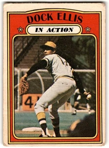 Dock Ellis 1972 O-Pee-Chee #180 SEE SCAN FOR CONDITION Pittsburgh Pirates - Picture 1 of 2