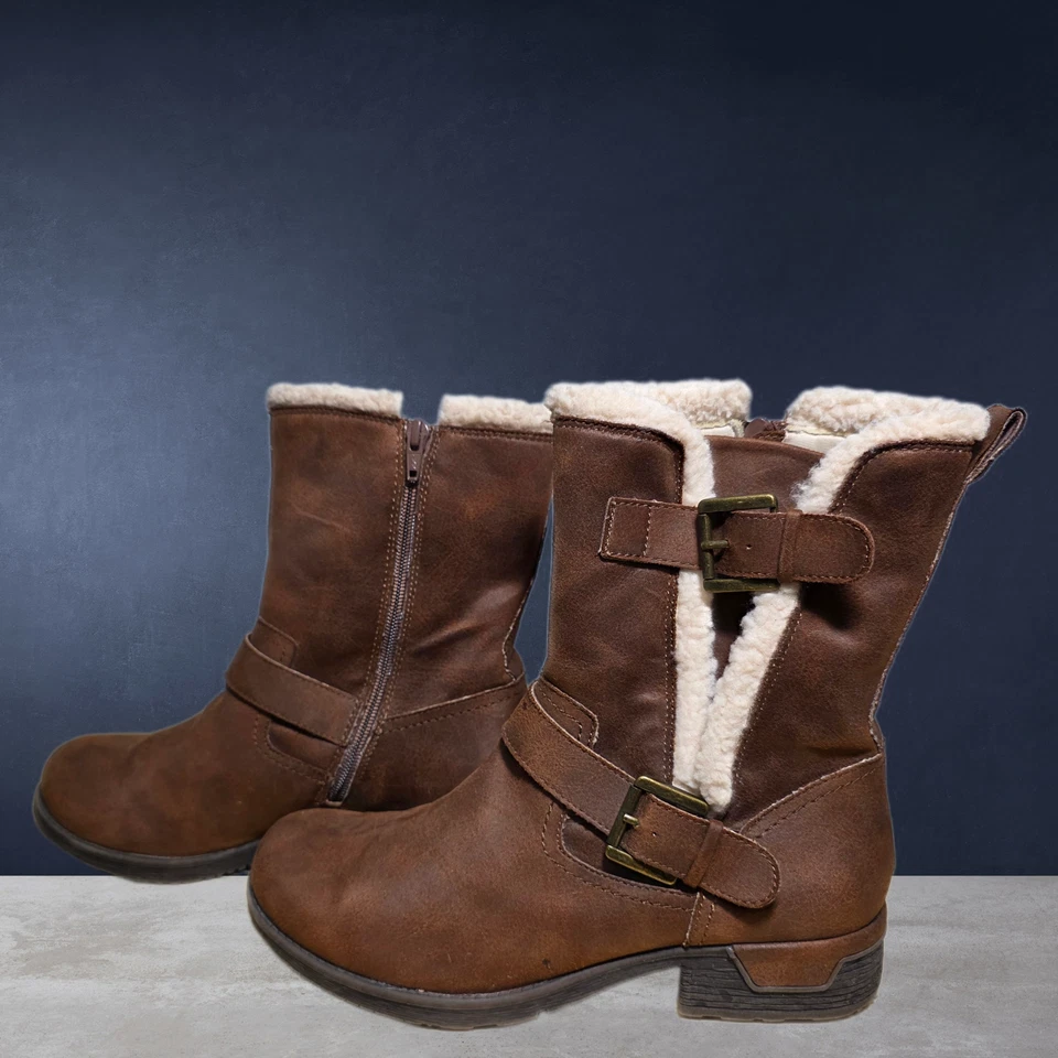 White Mountain Women's Fashion Winter Casual Boots Brown Size - 9M - Image 1 of 4