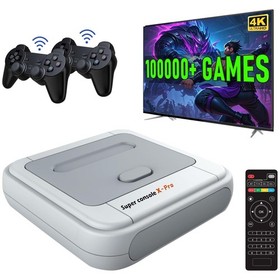 Kinhank Super Console X Pro with 100000+ Games,TV & Game System in 1, Mini Retro