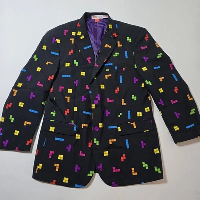 Oppo Suit 2 pieces Tetris Men’s Adult Costume US size 46 - Image 1 of 4