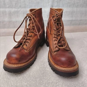 Botas LONE WOLF LW00125 LOGGER Suela Vibram Cuero Marrón Talla 8 - Imagen 1 de 20