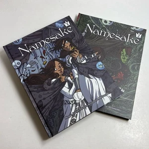 Namensvetter Band 1 & 2 Hardcover Lot Comic Megan Lavey-Heaton SIGNIERT - Bild 1 von 8