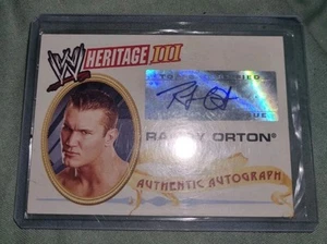 WWE Randy Orton Autographed Heritage III 2007 Signed WWF Topps Card RKO Viper - Picture 1 of 8